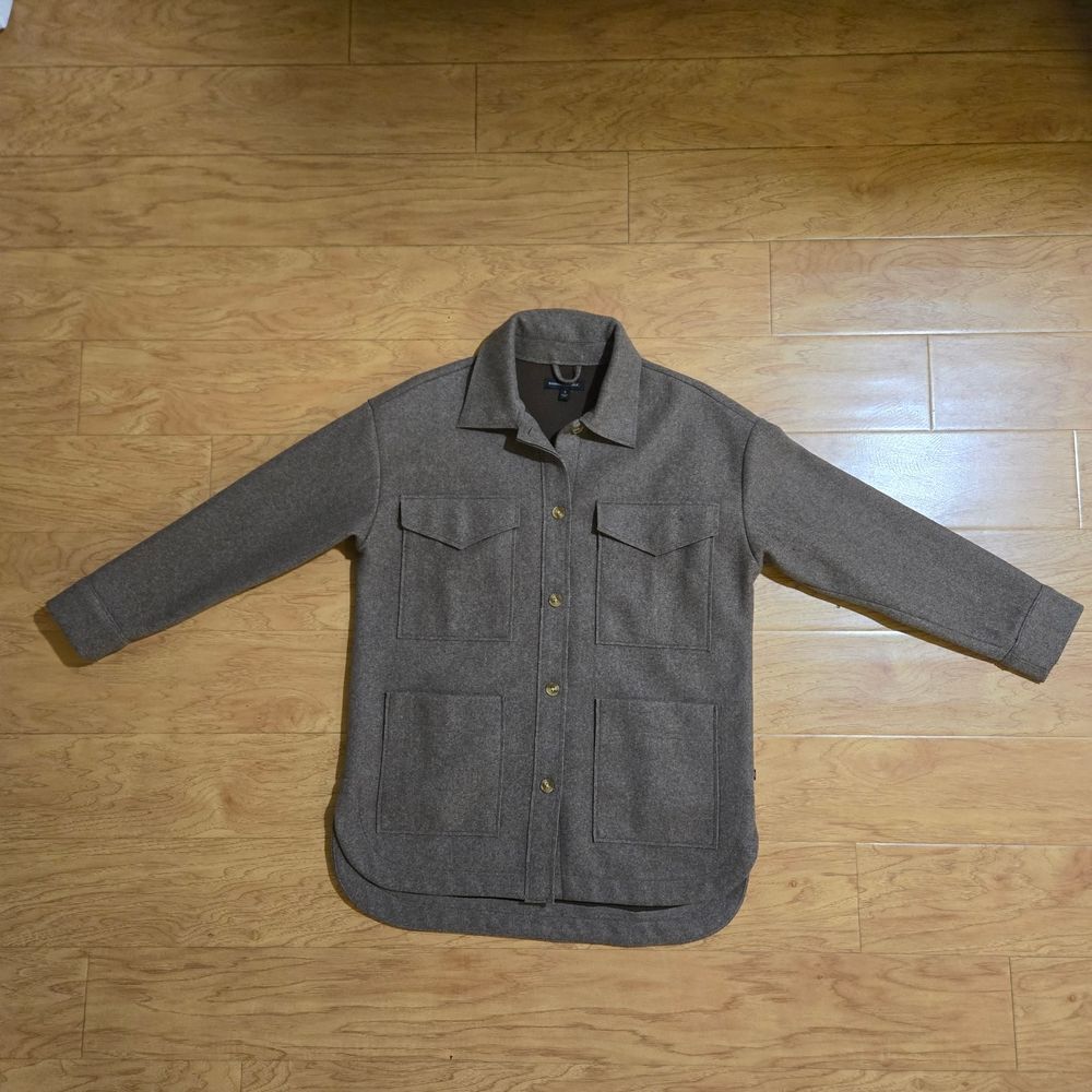 Banana Republic Brown Button Down Jacket - Size S